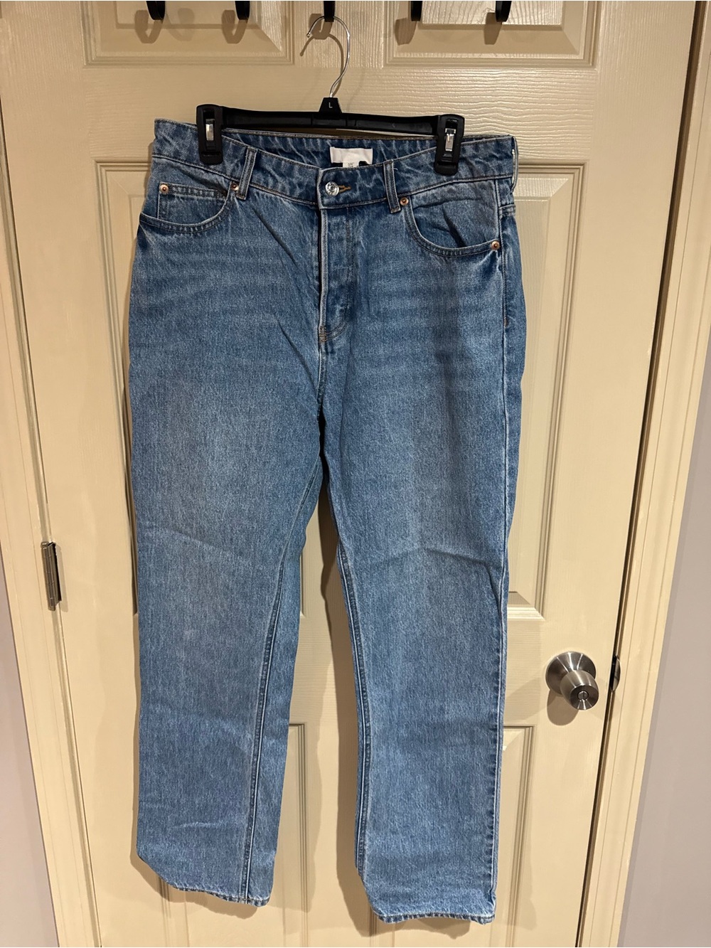H&M Light Blue Straight Leg Jeans